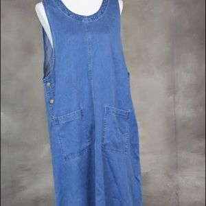 Denim maxi dress